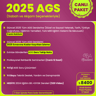 2025 AGS CANLI DERS